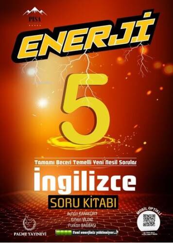 Palme 5.Sınıf Enerji İngilizce Soru Kitabı - 1