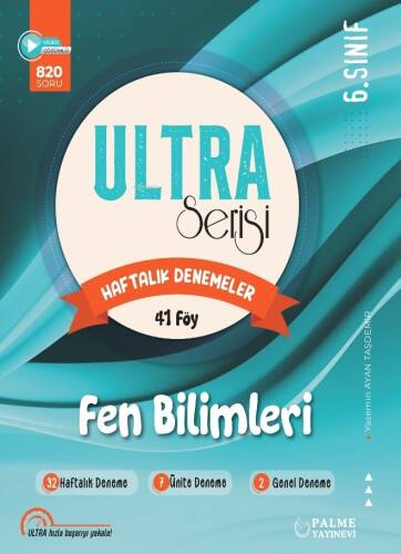 Palme 6. Sınıf Ultra Serisi Fen Bilimleri Haftalık Denemeleri 41 Föy - 1