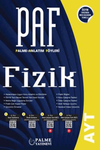 Palme Paf Yks Ayt Fizik Konu Kitabı *Kurumsal* - 1