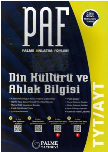 Palme Paf Yks Tyt Ayt Din Kültürü Konu Kitabı *Kurumsal* - 1