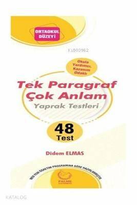 Palme - Tek Paragraf Çok Anlam Yaprak Test - 1