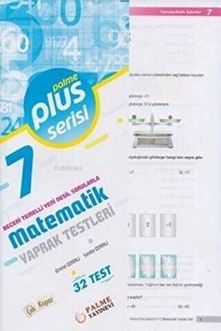 Palme Yaprak Test 7.Sınıf Matematik Plus - 1