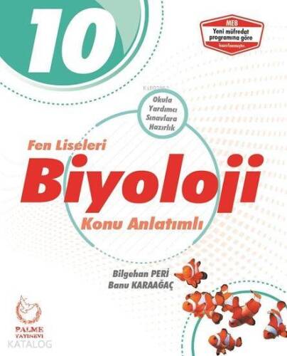 Palme Yayınları 10. Sınıf Fen Liseleri Biyoloji Konu Anlatımlı Palme - 1