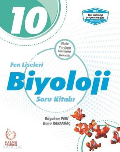 Palme Yayınları 10. Sınıf Fen Liseleri Biyoloji Soru Kitabı Palme - 1