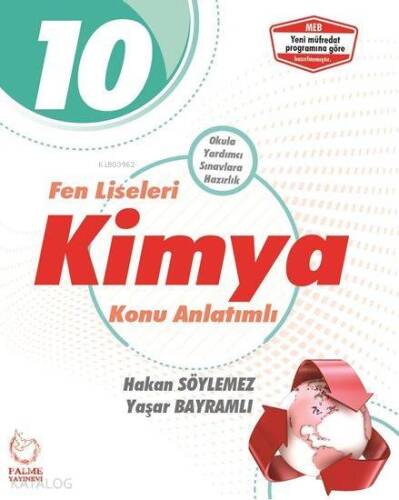 Palme Yayınları 10. Sınıf Fen Liseleri Kimya Konu Anlatımlı Palme - 1