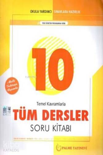 Palme Yayınları 10. Sınıf Tüm Dersler Soru Kitabı Palme - 1