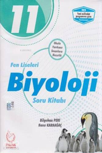 Palme Yayınları 11. Sınıf Fen Liseleri Biyoloji Soru Kitabı Palme - 1