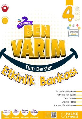 Palme Yayınları 4.Sınıf Yanında Ben Varım Tüm Dersler Etkinlik Bankası - 1