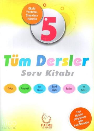 Palme Yayınları 5. Sınıf Tüm Dersler Soru Kitabı Palme - 1