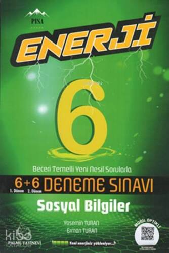 Palme Yayınları 6. Sınıf Sosyal Bilgiler Enerji 6+6 Deneme Sınavı Palme - 1