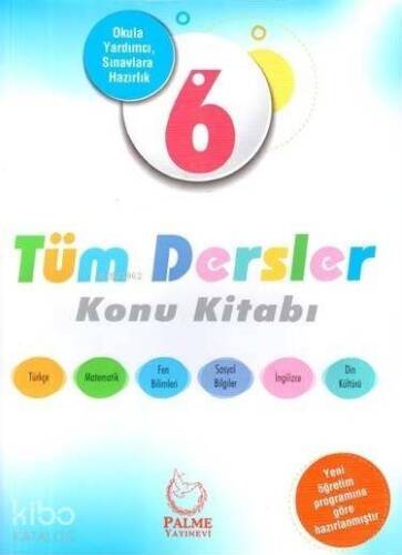 Palme Yayınları 6. Sınıf Tüm Dersler Konu Kitabı Palme - 1