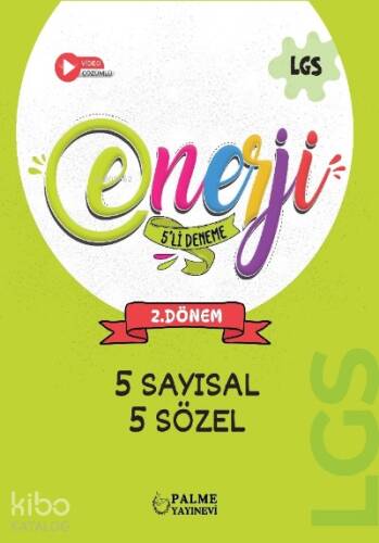 Palme Yayınları 8. Sınıf 1. Dönem LGS Enerji 5 li Deneme Palme - 1