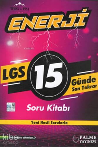 Palme Yayınları 8. Sınıf LGS 15 Günde Son Tekrar Enerji Soru Kitabı Palme - 1