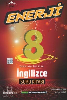 Palme Yayınları 8. Sınıf LGS İngilizce Enerji Soru Kitabı Palme - 1