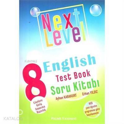 Palme Yayınları 8. Sınıf LGS Next Level English Test Book Soru Kitabı Palme - 1