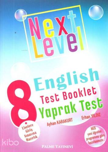 Palme Yayınları 8. Sınıf LGS Next Level English Test Booklet Yaprak Test Palme - 1