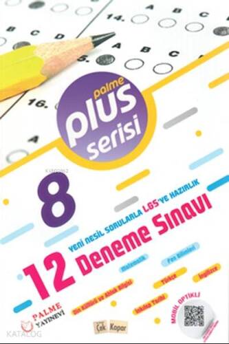 Palme Yayınları 8. Sınıf LGS Plus Serisi 12 Deneme Sınavı Palme - 1