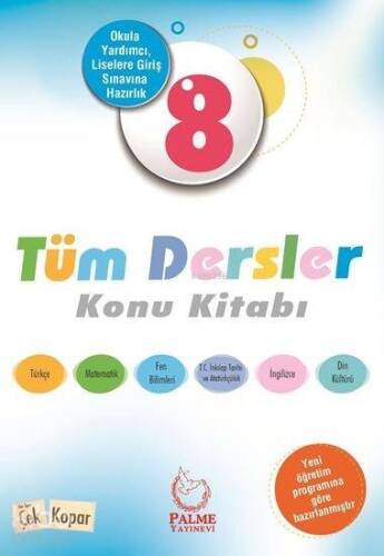 Palme Yayınları 8. Sınıf LGS Tüm Dersler Konu Kitabı Palme - 1