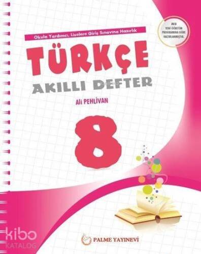 Palme Yayınları 8. Sınıf LGS Türkçe Akıllı Defter Palme - 1