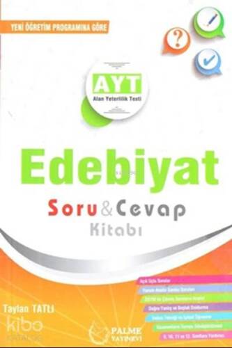 Palme Yayınları AYT Edebiyat Soru Cevap Kitabı Palme - 1