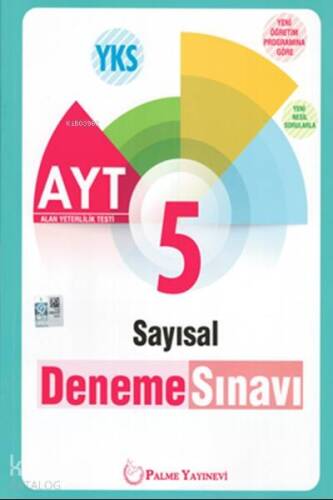 Palme Yayınları AYT Sayısal 5 Deneme Sınavı Palme - 1