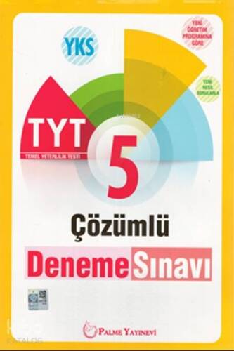 Palme Yayınları TYT Çözümlü 5 Deneme Sınavı Palme - 1