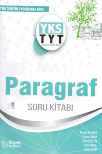 Palme Yayınları TYT Paragraf Soru Kitabı Palme - 1