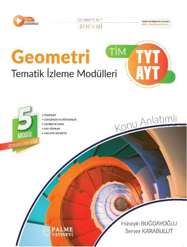 Palme YKS TYT AYT Geometri Tematik İzleme Modülleri (Tim) Konu Kitabı - 1