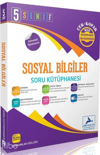 Paraf Yayınları 5. Sınıf Sosyal Bilgiler Soru Kütüphanesi Çek Kopar Paraf - 1