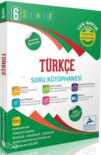 Paraf Yayınları 6. Sınıf Türkçe Soru Kütüphanesi Çek Kopar Paraf - 1