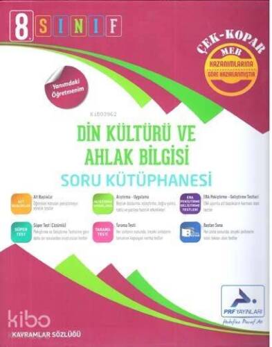 Paraf Yayınları 8. Sınıf Din Kültürü ve Ahlak Bilgisi Soru Kütüphanesi Çek Kopar Paraf - 1