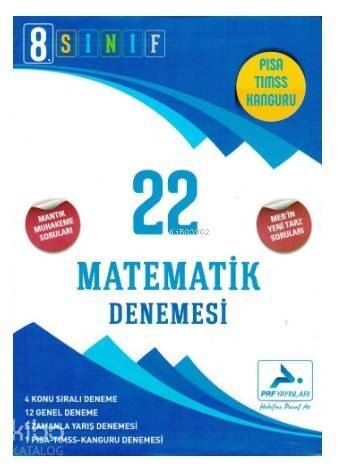 Paraf Yayınları 8. Sınıf LGS Matematik 22 Denemesi Paraf - 1