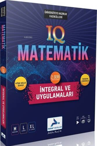 Paraf Yayınları IQ Matematik 2. Seri İntegral ve Uygulamaları Soru Kütüphanesi - 1