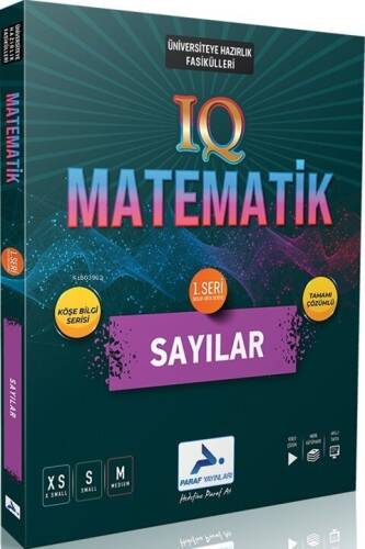 Paraf Yayınları IQ Matematik Sayılar 1. Seri Soru Kütüphanesi - 1