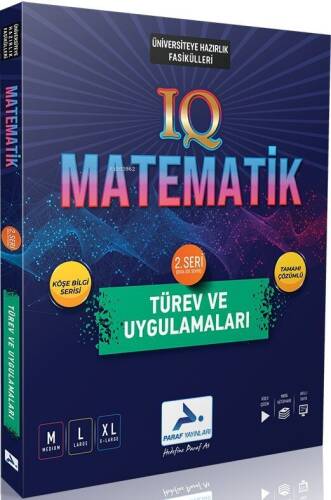 Paraf Yayınları IQ Matematik Türev ve Uygulamaları 2. Seri Soru Kütüphanesi - 1