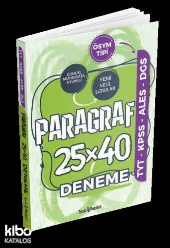 Paragraf 40 Deneme Sınavı - 1