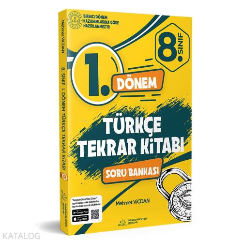 Paragrafın Şifresi 8. Sınıf 1. Dönem Türkçe Tekrar Kitabı Soru Bankası - 1