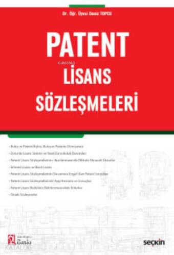 Patent Lisans Sözleşmeleri - 1