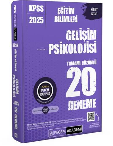 Pegem 2025 KPSS Eğitim Bilimleri Gelişim Psikolojisi Tamamı Çözümlü 20 Deneme - 1