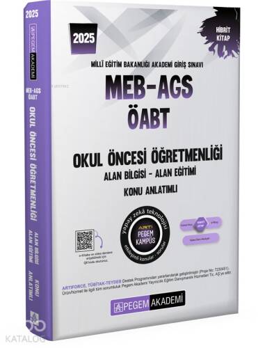 Pegem Akademi 2025 KPSS ÖABT Okul Öncesi Öğretmenliği Konu Anlatımlı - 1