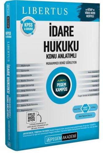 Pegem Akademi KPSS A Grubu İdare Hukuku Konu Anlatımlı - 1