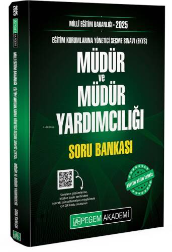 Pegem Akademi Yayıncılık 2025 Milli Eğitim Bakanlığı EKYS Müdür Ve Müdür Yardımcılığı Soru Bankası - 1