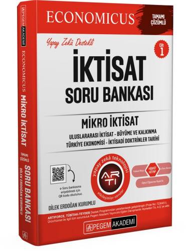 Pegem Akademi Yayıncılık KPSS A Grubu Economicus Mikro İktisat Tamamı Çözümlü Soru Bankası (Cilt 1) - 1