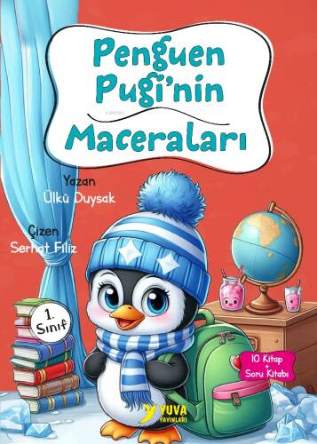 Penguen Pugi'nin Maceraları;10 Kitap + Soru Kitabı - 1