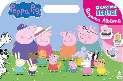 Peppa Pig Çıkartmalı Hediyeli Boyama Albümü - 1