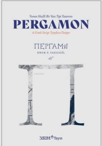 Pergamon - Yunan Harfli Bir Yazı Tipi Tasarımı - 1