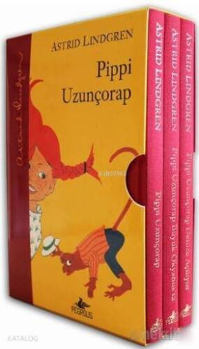 Pippi Uzunçorap Serisi - Ciltli (3 Kitap Takım) - 1