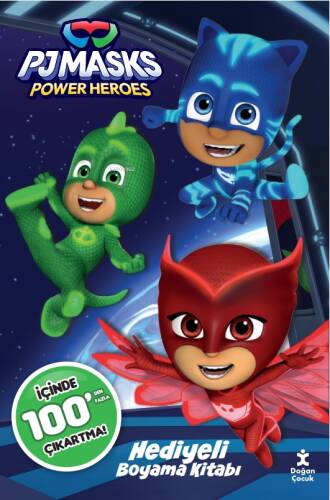 Pj Masks 100+ Çıkartma Hediyeli Boyama Kitabı - 1