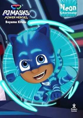 Pjmasks Neon Çıkartmalı Boyama Kitabı - 1