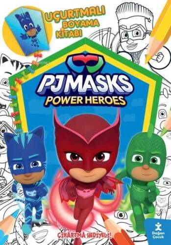 Pjmasks Power Heroes - Uçurtmalı Boyama Kitabı - Çıkartma Hediyeli! - 1